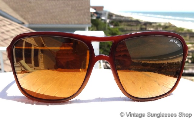 Bolle 553 Acrylex Gold Mirror Sunglasses